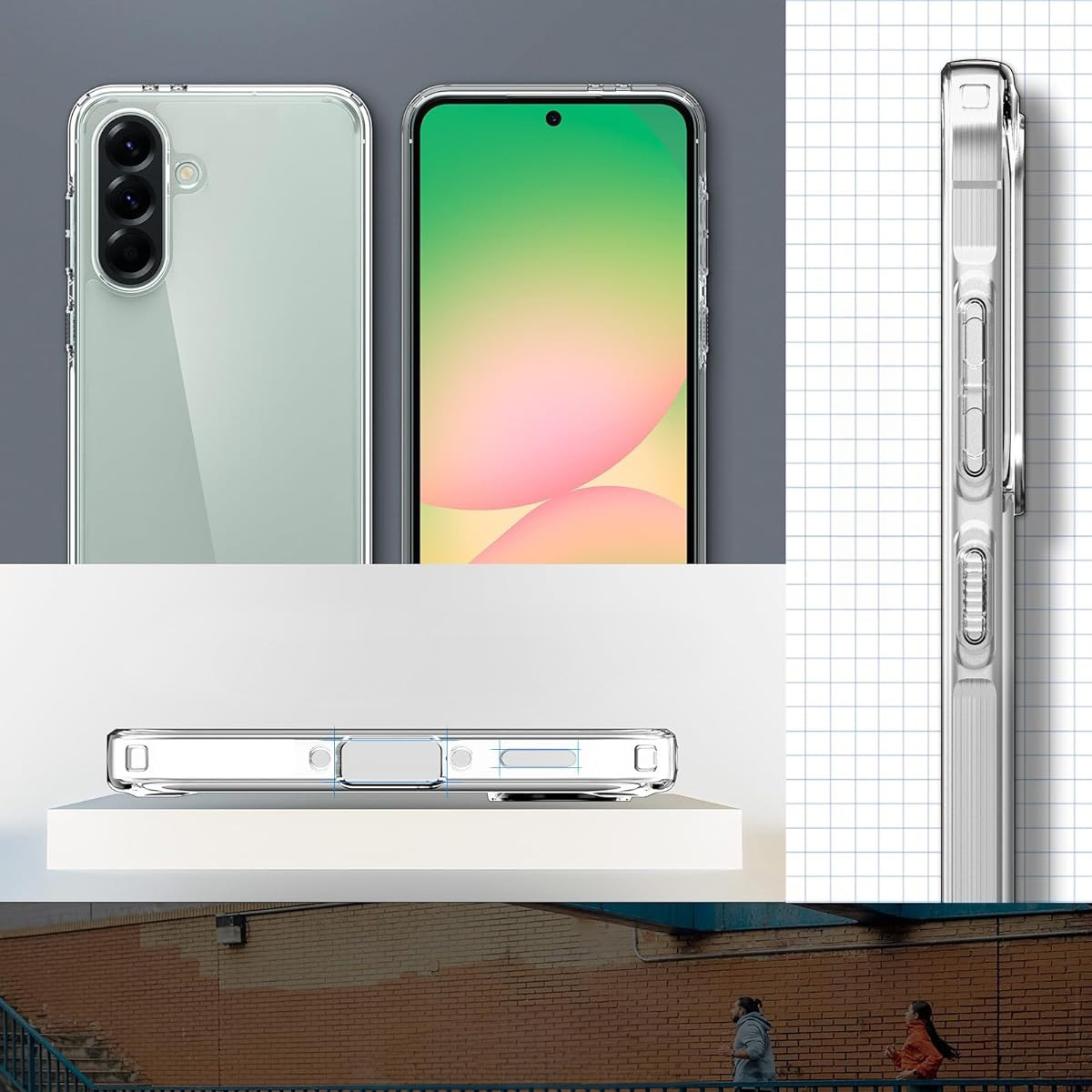 Etui Spigen Ultra Hybrid do Samsung Galaxy A56 5G, przezroczyste